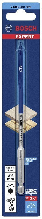 WIERTŁO ŁOPATKOWE SELFCUT EXPERT 6*152MM BOSCH WIERTŁO ŁOPATKOWE SELFCUT EXPERT 6*152MM BOSCH