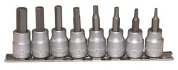 ZESTAW NASADEK TRZP. 6-KĄTNYCH CALOWYCH Z CHWYTEM 3/8'' TENG TOOLS