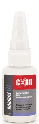 KLEJ CYJANOAKRYLOWY CX-80 20G BONDICX BŁYSKAWICZNY