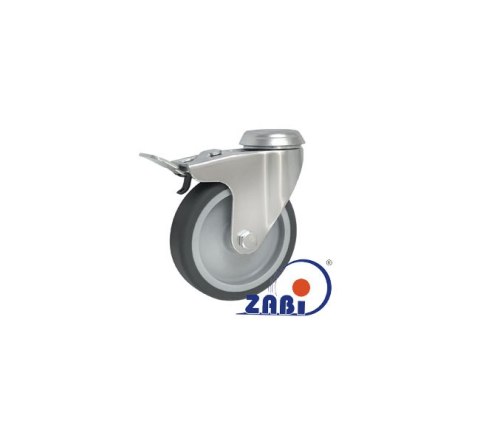 KOŁO MEBLOWE TWORZYWO+GUMA 125MM OBUDOWA Z OTWOREM+HAM.M27TH UN KOŁO MEBLOWE TWORZYWO+GUMA 125MM OBUDOWA Z OTWOREM+HAM.M27TH UN