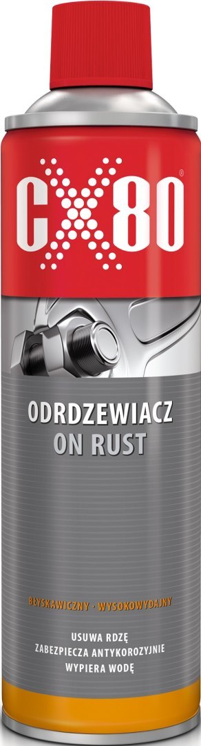 ODRDZEWIACZ ON RUST SPRAY 500ML CX-80 ODRDZEWIACZ ON RUST SPRAY 500ML CX-80