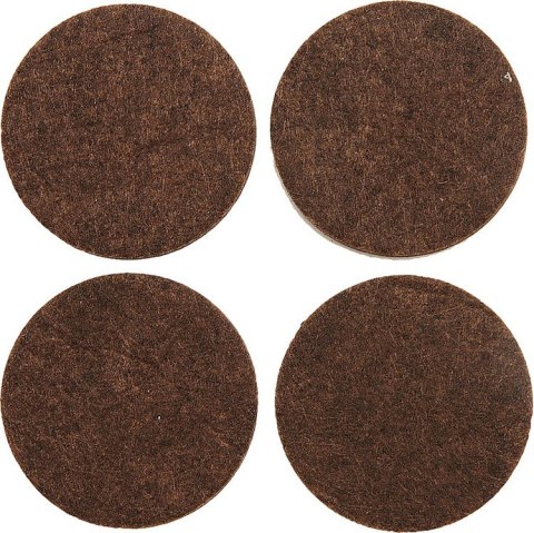 PODKŁADKI FILCOWE 40 MM BRĄZOWE VOREL PODKŁADKI FILCOWE 40 MM BRĄZOWE VOREL