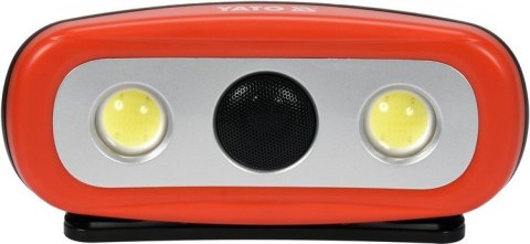 REFLEKTOR PRZENOŚNY Z GŁOŚNIKIEM 2X15W, 2000LM, LI-ION,IP44 YATO REFLEKTOR PRZENOŚNY Z GŁOŚNIKIEM 2X15W, 2000LM, LI-ION,IP44 YATO