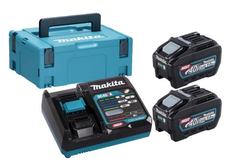 ZESTAW ZASILAJĄCY XGT 40V 2*5.0AH + DC40RA MAKITA ZESTAW ZASILAJĄCY XGT 40V 2*5.0AH + DC40RA MAKITA