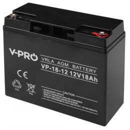 AKUMULATOR AGM VPRO 12V 18 AH VOLT POLSKA