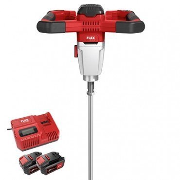 AKUMULATOROWE MIESZADŁO MXE 18.0-EC + WR2 120 2*5.0AH FLEX AKUMULATOROWE MIESZADŁO MXE 18.0-EC + WR2 120 2*5.0AH FLEX