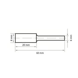 FREZ SPIEKOWY 'A' STOŻKOWO WALCOWY HFAS 0820.06 Z7 STEEL LUKAS