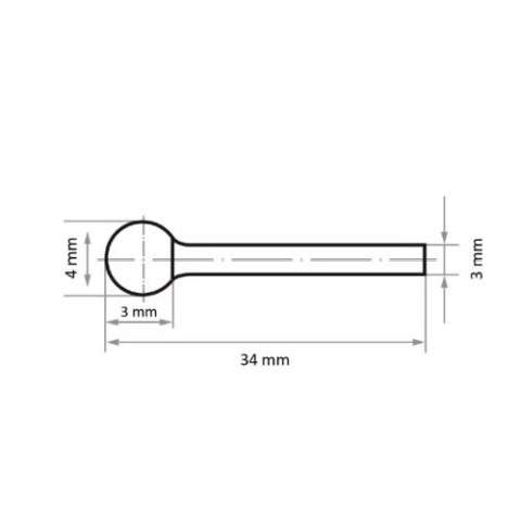 FREZ SPIEKOWY 'D' KULISTY 0403.03 Z7 STEEL LUKAS FREZ SPIEKOWY 'D' KULISTY 0403.03 Z7 STEEL LUKAS