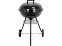 GRILL WĘGLOWY OKRĄGŁY Z POKRYWĄ 41CM | LUND | MOBILNY OGRODOWY