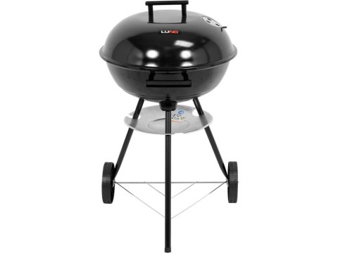 GRILL WĘGLOWY OKRĄGŁY Z POKRYWĄ, 41CM LUND GRILL WĘGLOWY OKRĄGŁY Z POKRYWĄ, 41CM LUND