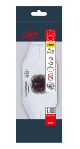 JSP MASKA PRZECIWP SPRINGFIT, ZAWOREK TYPHOONE 425ML FFP2V UN