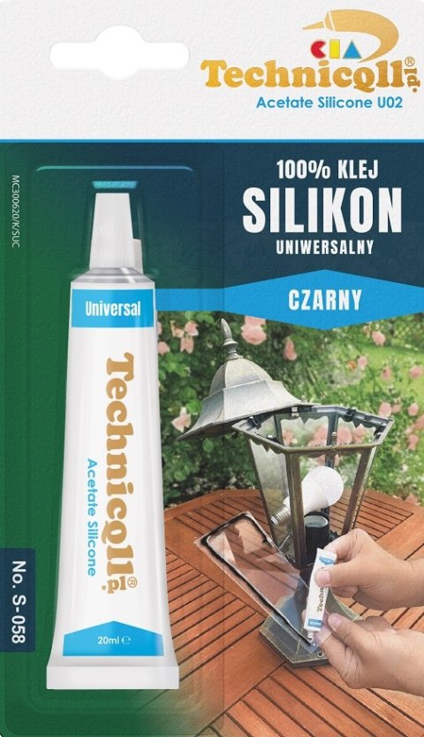 KLEJ SILIKON UNIWERSALNY CZARNY 20ML TECHNICQLL KLEJ SILIKON UNIWERSALNY CZARNY 20ML TECHNICQLL