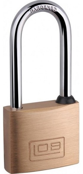 KŁÓDKA ZATRZASKOWA BĘBENKOWA MOSIĘŻNA KD51M H=63MM LOB KŁÓDKA ZATRZASKOWA BĘBENKOWA MOSIĘŻNA KD51M H=63MM LOB