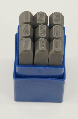 KOMPLET ZNACZNIKÓW CYFRY 6MM PRAWE GRAVUREM