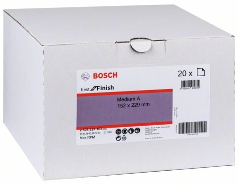 PODKŁADKA Z WŁÓKNINY 152*229MM MEDIUM AIOX BOSCH PODKŁADKA Z WŁÓKNINY 152*229MM MEDIUM AIOX BOSCH