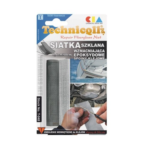 SIATKA WZMACNIAJĄCA 8.4CM/50CM TECHNICQLL SIATKA WZMACNIAJĄCA 8.4CM/50CM TECHNICQLL