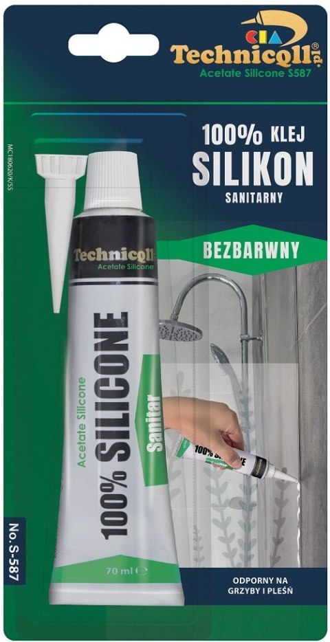 SILIKON SANITARNY BEZBARWNY 70ML TECHNICQLL SILIKON SANITARNY BEZBARWNY 70ML TECHNICQLL