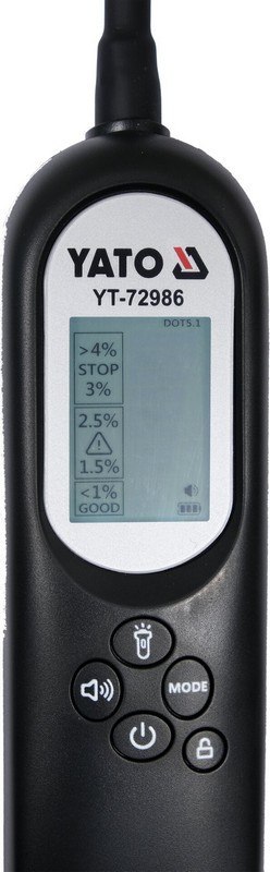 TESTER DO PŁYNU HAMULCOWEGO ELEKTRONICZNY WYŚWIETLACZ YATO TESTER DO PŁYNU HAMULCOWEGO ELEKTRONICZNY WYŚWIETLACZ YATO