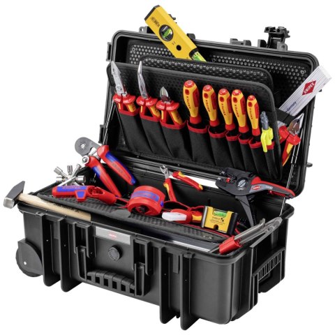 WALIZKA NARZĘDZIOWA 'ROBUST26' DLA ELEKTRYKÓW, 23CZ. KNIPEX WALIZKA NARZĘDZIOWA 'ROBUST26' DLA ELEKTRYKÓW, 23CZ. KNIPEX