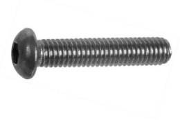 WKRĘT DO METALU Z ŁBEM KULISTYM A2 ISO 7380 4*6MM 7380-1 UN