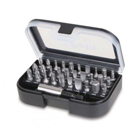 ZESTAW KOŃCÓWEK WKRĘTAKOWYCH 1/4''Z UCHWYTEM, 30 SZT. BETA ZESTAW KOŃCÓWEK WKRĘTAKOWYCH 1/4''Z UCHWYTEM, 30 SZT. BETA