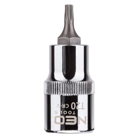 BIT, GROT, KOŃCÓWKA TORX NA NASADCE 1/2'' T20*55MM NEO BIT, GROT, KOŃCÓWKA TORX NA NASADCE 1/2'' T20*55MM NEO