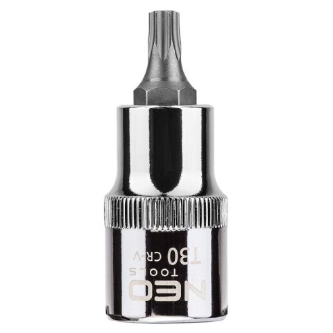 BIT, GROT, KOŃCÓWKA TORX NA NASADCE 1/2'' T30*55MM NEO BIT, GROT, KOŃCÓWKA TORX NA NASADCE 1/2'' T30*55MM NEO