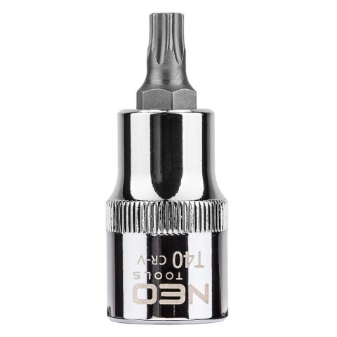 BIT, GROT, KOŃCÓWKA TORX NA NASADCE 1/2'' T40*55MM NEO BIT, GROT, KOŃCÓWKA TORX NA NASADCE 1/2'' T40*55MM NEO