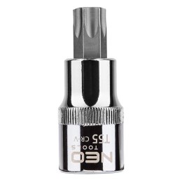 BIT, GROT, KOŃCÓWKA TORX NA NASADCE 1/2'' T55*55MM NEO