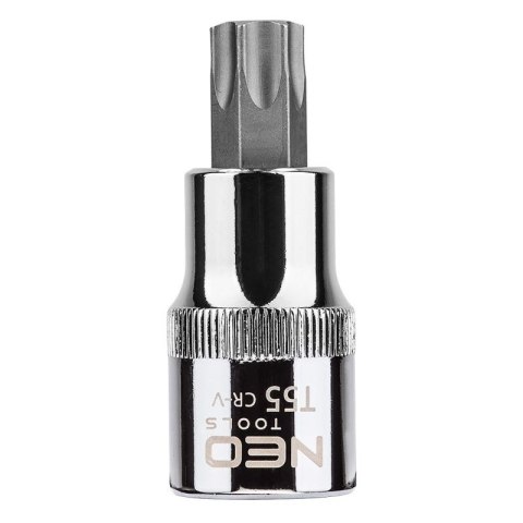 BIT, GROT, KOŃCÓWKA TORX NA NASADCE 1/2'' T55*55MM NEO BIT, GROT, KOŃCÓWKA TORX NA NASADCE 1/2'' T55*55MM NEO