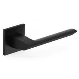 KLAMKA QUANTA KWADRATOWY SZYLD K, SZYLF FIT 6MM CZARNY UN