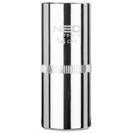 NASADKA DŁUGA 6-KĄTNA CHROMOWANA 1/4'' 14MM NEO