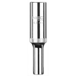 NASADKA DŁUGA 6-KĄTNA CHROMOWANA 1/4'' 4.5MM NEO
