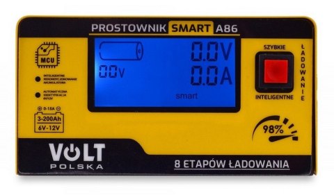 PROSTOWNIK SMART 6V/12V 15A A86 VOLT POLSKA PROSTOWNIK SMART 6V/12V 15A A86 VOLT POLSKA