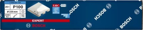 SIATKA ŚCIERNA EXPERT M480 225MM G100 BOSCH SIATKA ŚCIERNA EXPERT M480 225MM G100 BOSCH