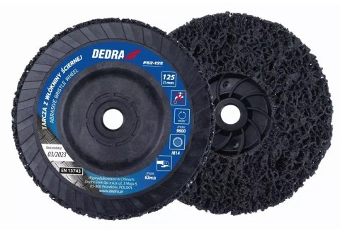 TARCZA WŁÓKNINY ŚCIERNEJ 125MM M14 DEDRA TARCZA WŁÓKNINY ŚCIERNEJ 125MM M14 DEDRA