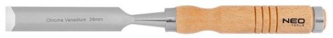 ZESTAW DŁUT 4SZT. (6,12,18,24MM), DREWNIANY UCHWYT NEO ZESTAW DŁUT 4SZT. (6,12,18,24MM), DREWNIANY UCHWYT NEO