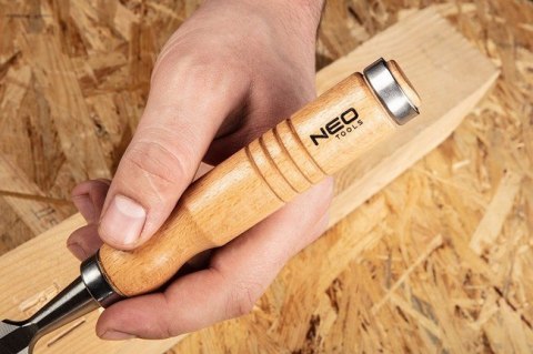 ZESTAW DŁUT 4SZT. (6,12,18,24MM), DREWNIANY UCHWYT NEO ZESTAW DŁUT 4SZT. (6,12,18,24MM), DREWNIANY UCHWYT NEO