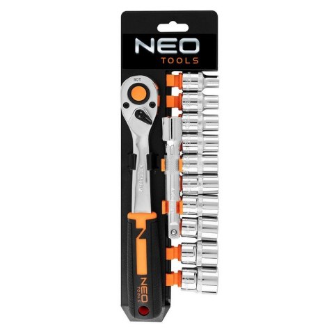 ZESTAW KLUCZY NASADOWYCH 1/2'', 12SZT, 6-KĄTNE NEO ZESTAW KLUCZY NASADOWYCH 1/2'', 12SZT, 6-KĄTNE NEO