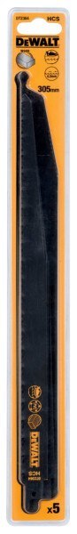 BRZESZCZOTY DO PIŁY SZABLASTEJ 305*4.2MM 5 SZT. DEWALT BRZESZCZOTY DO PIŁY SZABLASTEJ 305*4.2MM 5 SZT. DEWALT