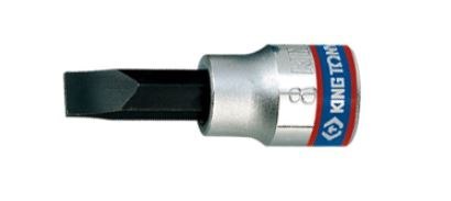 NASADKA 3/8'' Z KOŃCÓWKĄ PŁASKĄ 8.0*1.2*50MM KING TONY NASADKA 3/8'' Z KOŃCÓWKĄ PŁASKĄ 8.0*1.2*50MM KING TONY