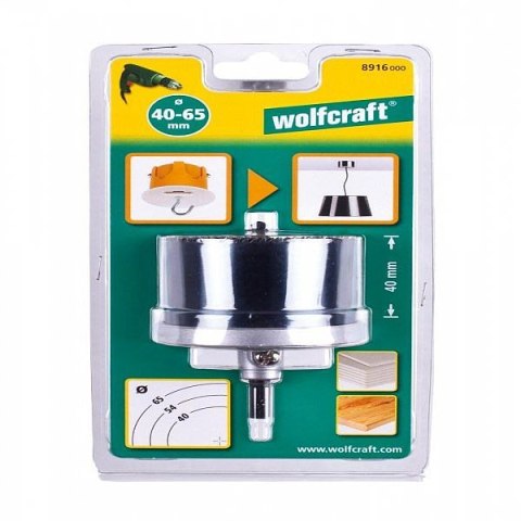 OTWORNICA STANDARD 40,45,65MM WOLFCRAFT OTWORNICA STANDARD 40,45,65MM WOLFCRAFT