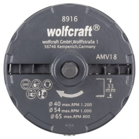 OTWORNICA STANDARD 40,45,65MM WOLFCRAFT OTWORNICA STANDARD 40,45,65MM WOLFCRAFT