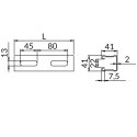 PROFIL MF2,0 2000MM UN