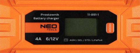 PROSTOWNIK AUTOMATYCZNY 4A/70W,3-120AH DO AGM/GEL NEO PROSTOWNIK AUTOMATYCZNY 4A/70W,3-120AH DO AGM/GEL NEO