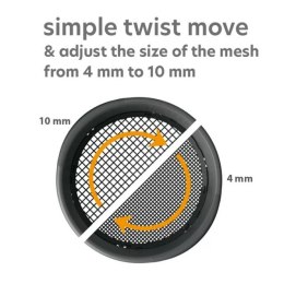 SITKO OGRODOWE RESPANA GARDEN SIEVE - CZARNE PROSPERPLAST
