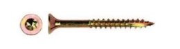 WKRĘT DO DREWNA OCYNK ŻÓŁTY NA TORX 6.0*160MM T30 UN