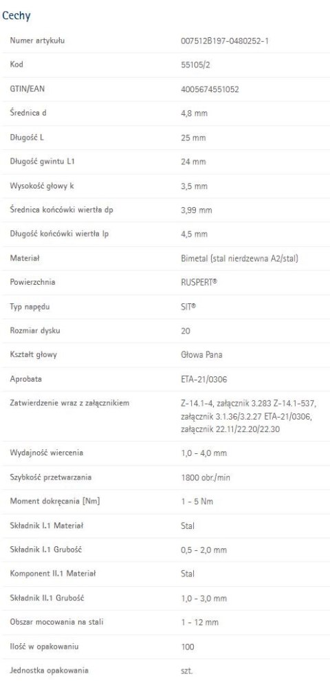 WKRĘT ŁEB WALCOWY RP-K-LK 4.8*25MM A2 UN WKRĘT ŁEB WALCOWY RP-K-LK 4.8*25MM A2 UN