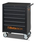 WÓZEK NARZĘDZIOWY Z 6 SZUFL. CZARNY BWC04BOX+196 NARZĘDZI BETA