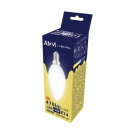 ŻARÓWKA E14 LED SMD WW 4.9W ŚWIECOWA AMM UN